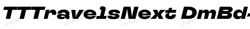 TTTravelsNext DmBd字体转换